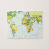 世界+地図+地球+国+地図帳 ジグソーパズル (横)