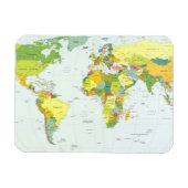 世界+地図+地球+国+地図帳 マグネット (横)