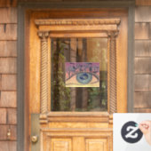 世界、地球、環境の気候に目を向ける ウィンドウサイン (ホームデコレーション)