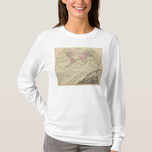 世界、河川 Tシャツ (正面)
