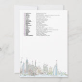 世界(答え)カードのスカイライン サンキューカード (裏面)