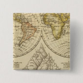 世界 缶バッジ (正面)