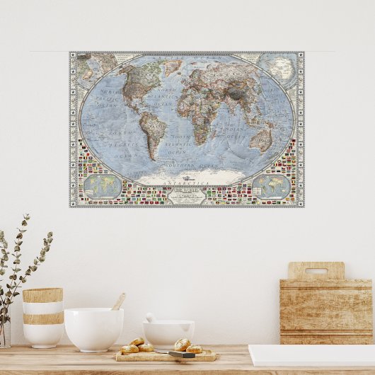 世界 – 首相 ポスター (キッチン)