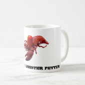 世界#1のロブスターPetter コーヒーマグカップ (正面右)