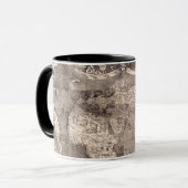 世界| 1507年の地図 マグカップ (正面左)