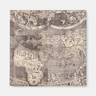 世界 1507年の地図 マグネット