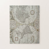 世界| 1676年の地図 ジグソーパズル (縦)