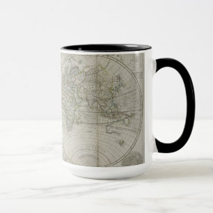 世界 1736年の地図 マグカップ