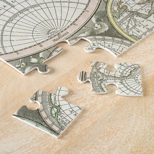 世界| 1744年の地図 ジグソーパズル (側面)