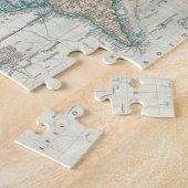 世界(1801年)のヴィンテージの地図 ジグソーパズル (側面)