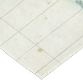 世界(1801年)のヴィンテージの地図 テーブルクロス (アングル)