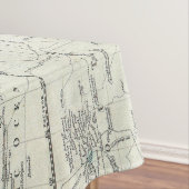 世界(1801年)のヴィンテージの地図 テーブルクロス (インサイチュ)