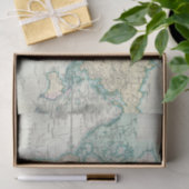 世界(1801年)のヴィンテージの地図 薄葉紙 (ギフト)