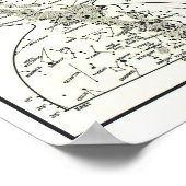 「世界： 1970年天国地図… ポスター (角)