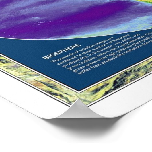 "世界： 2008/present – 衛星地図… ポスター (角)