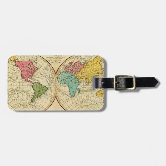 世界。 3 ラゲッジタグ (正面横)