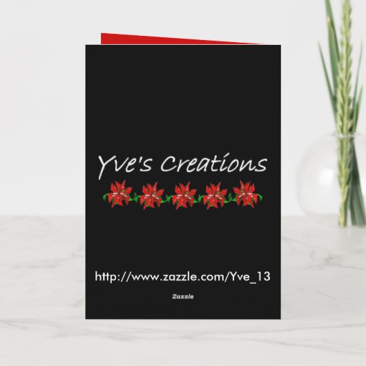 「世界Iのクリスマス・エンジェル」カード シーズンカード (裏面)