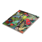 世界IIのタイルのオウム タイル (側面)