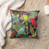 世界IIの枕のペットオウム クッション (ブランケット)