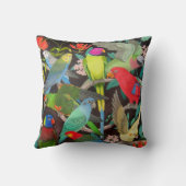 世界IIの枕のペットオウム クッション (裏面)