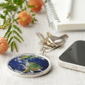 世界Keychainの実質の写真 キーホルダー (側面)