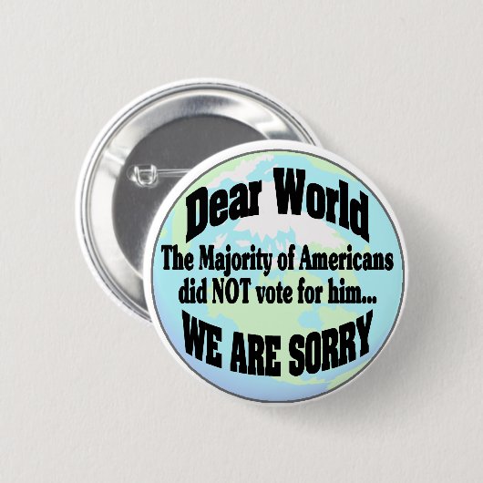 世界sorry2 缶バッジ (正面&裏面)