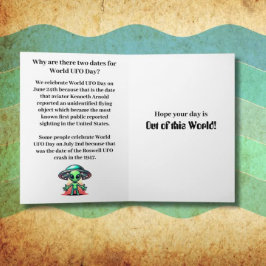 世界UFOデーおめでとう カード