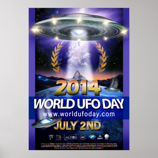 世界UFOデー2014ポスター ポスター (正面)