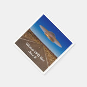 世界UFOデー スタンダードカクテルナプキン (角)