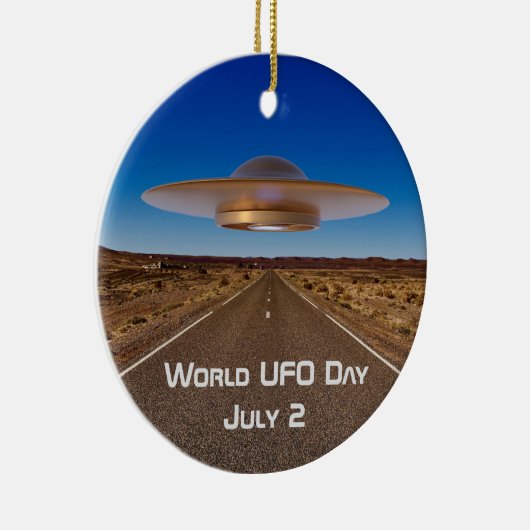 世界UFOデー セラミックオーナメント (右)