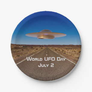世界UFOデー ペーパープレート