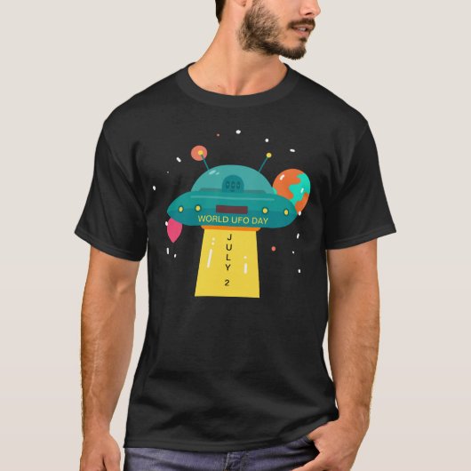 世界UFOデー Tシャツ (正面)