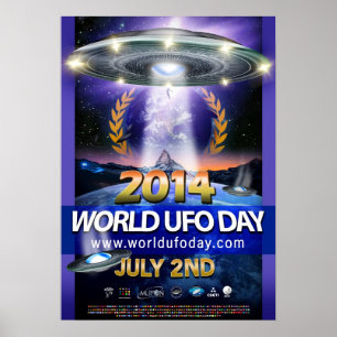 世界UFO日2014年のポスター ポスター