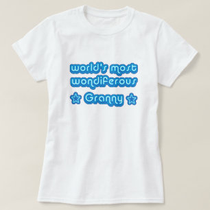 世界Wondiferousのほとんどのおばあさん Tシャツ