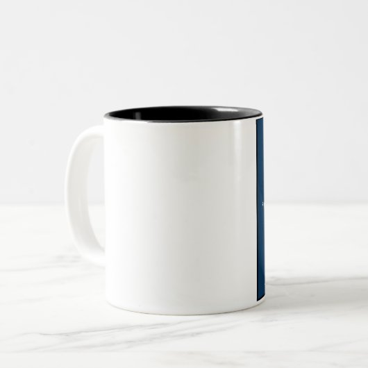 "世界Zermenoによってフルーツのボール"は行います ツートーンマグカップ (正面左)