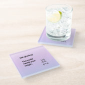 世白熱［赤熱］光を放つ界に魔法 ガラスコースター (アングル)