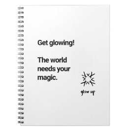 世白熱［赤熱］光を放つ界に魔法 ノートブック