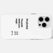 世白熱［赤熱］光を放つ界に魔法 Case-Mate iPhoneケース (裏面 (横))