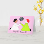 世祈界に対して空白の: カード (黄色い花)