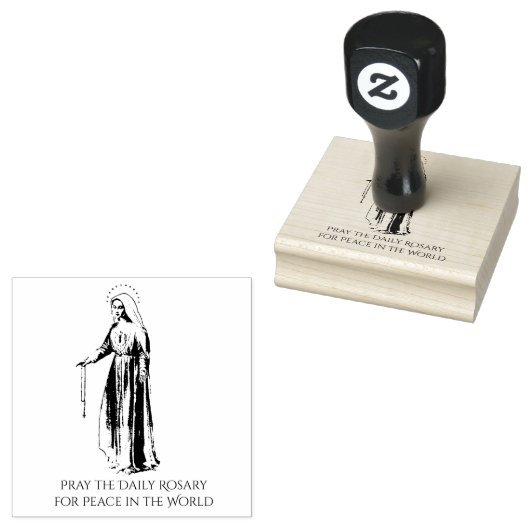 世祈界の平和のための日々の記念日 ラバースタンプ (押印)