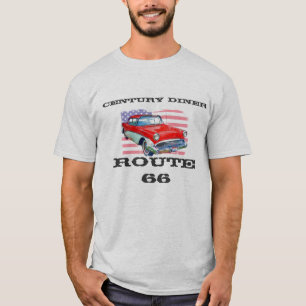 世紀のダイナー、ルート66 Tシャツ