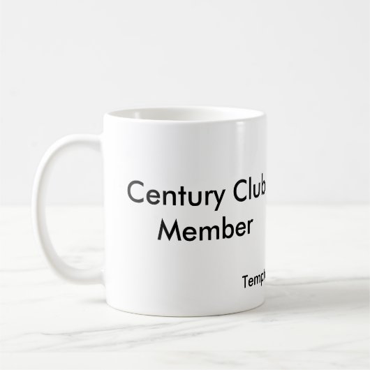 世紀の会員 コーヒーマグカップ (左)