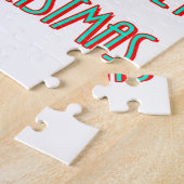 世紀の半ばすてきにクリスマスを祝うモダン ジグソーパズル (側面)