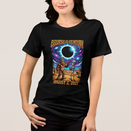 世紀の大食 2027年8月2日 歴史的一大イベント トライブレンドＴシャツ (正面)