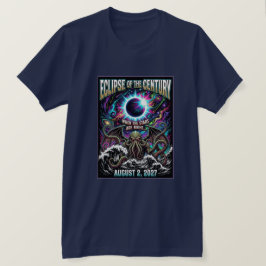 世紀の皆既日食クトゥルフ・ラヴクラフト Tシャツ