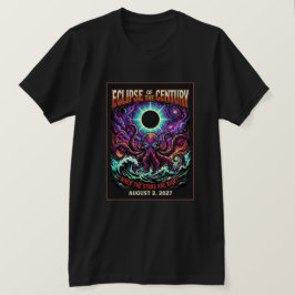 世紀の皆既日食クトゥルフ・ラヴクラフト Tシャツ