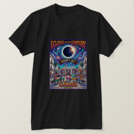世紀の皆既日食 2027年8月2日 カディス・グループ  Tシャツ