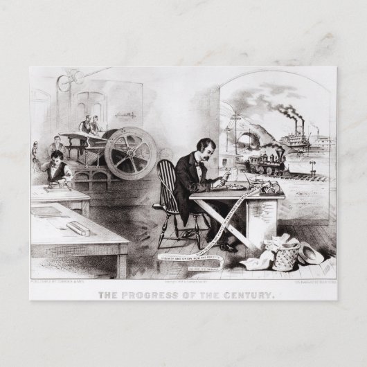 世紀の進歩 ポストカード (正面)