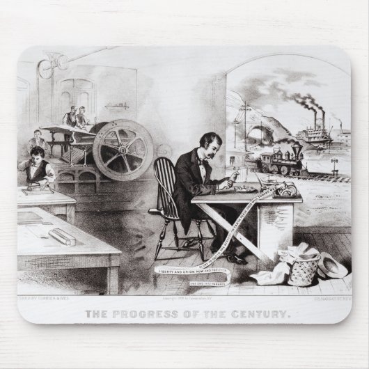 世紀の進歩 マウスパッド (正面)