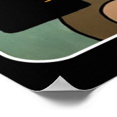 「世紀モダン半抽象芸術ザ・マシ絵画ン」 ポスター (角)